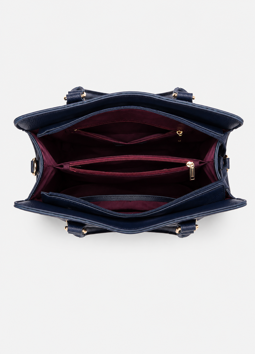 Women's Midnight Blue PU Leather Shoulder Handbag – Elegant Casual Everyday Purse