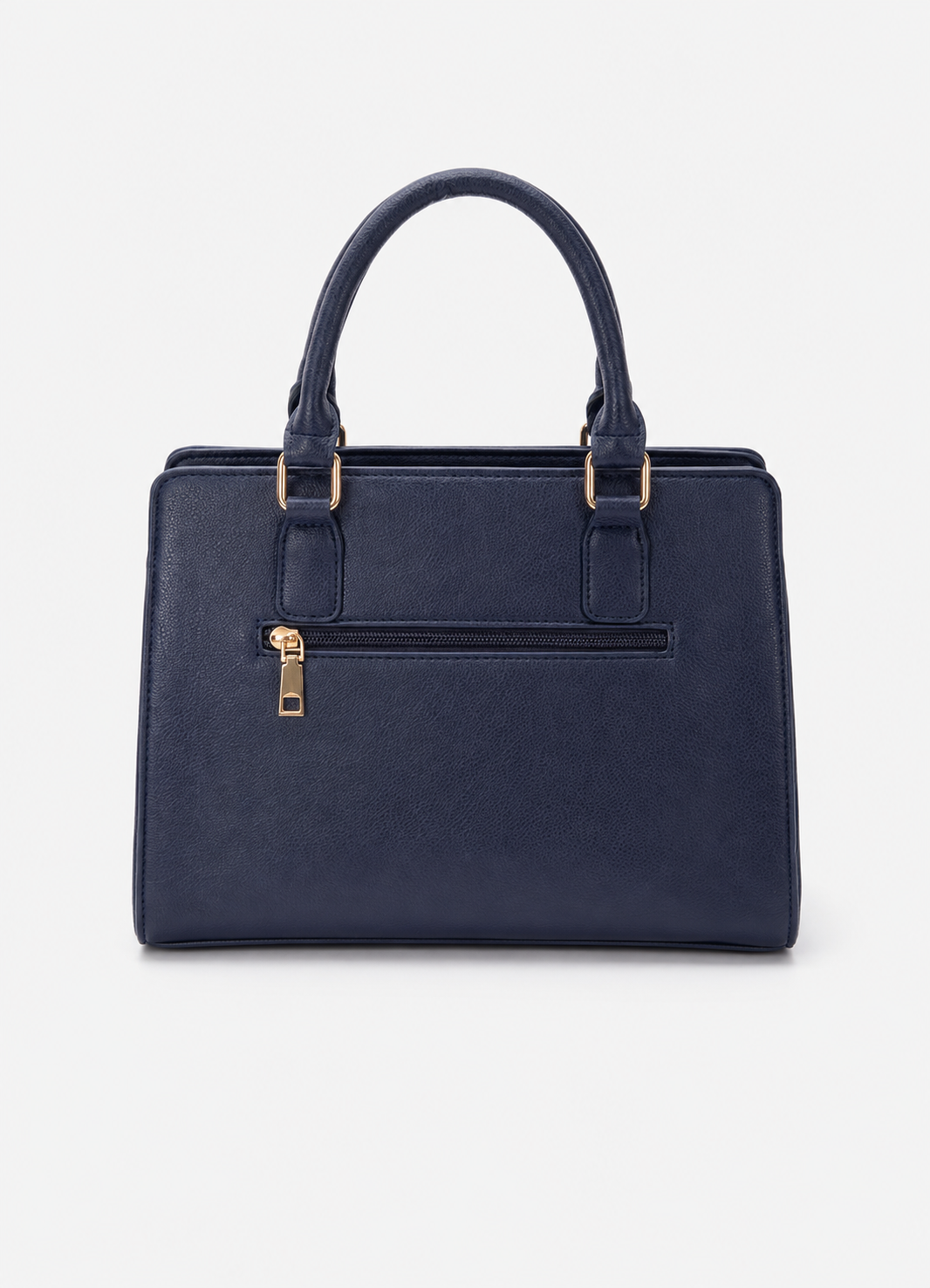Women's Midnight Blue PU Leather Shoulder Handbag – Elegant Casual Everyday Purse
