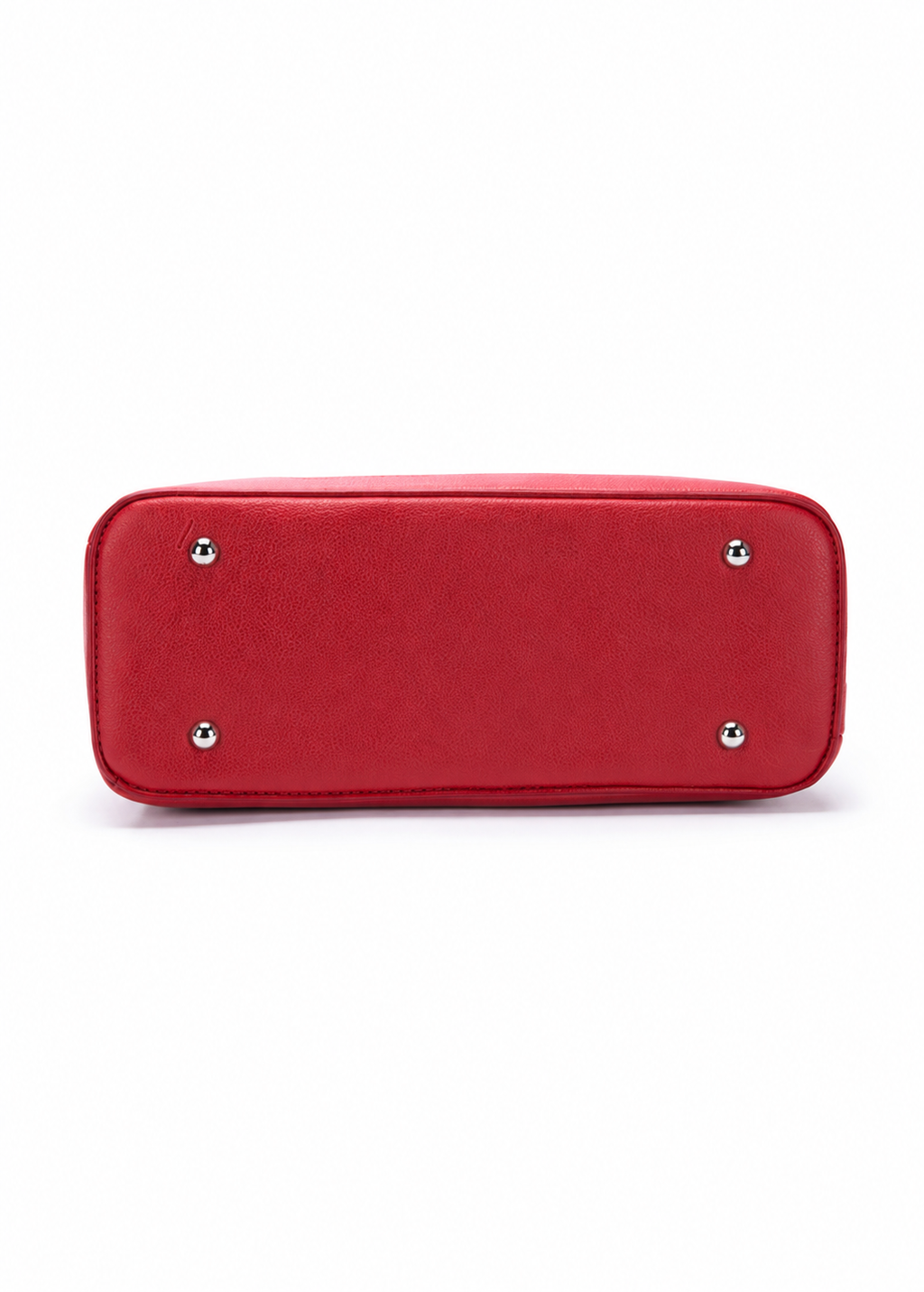 Women's Red PU Leather Shoulder Handbag – Chic Casual Fashion Purse