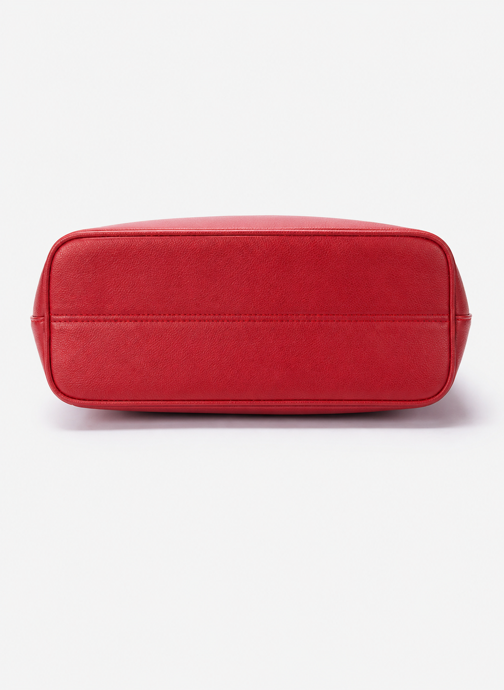 Women's Red PU Leather Shoulder Handbag – Stylish Casual Everyday Purse
